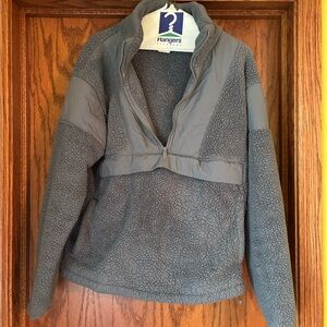 PINK Victoria's Secret Charcoal Teddy Jacket